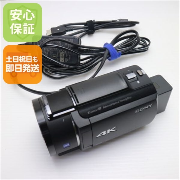 美品 FDR-AX45 ブラック SONY 77