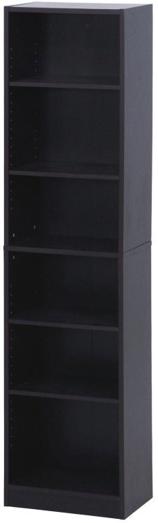 本棚 おしゃれ 幅45×奥行29×高さ180cm ブラウン