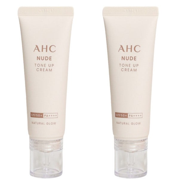 AHC ヌードトーンアップクリーム ナチュラルグロー 40mlx2本改善