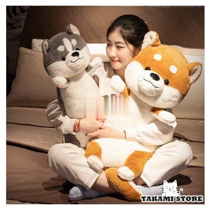 ぬいぐるみ　いぬ　イヌ　犬　柴 犬　ハスキー　抱き枕　かわいい 　インテリア　お祝い　誕生日プレゼント85cm動物ぬいぐるみ