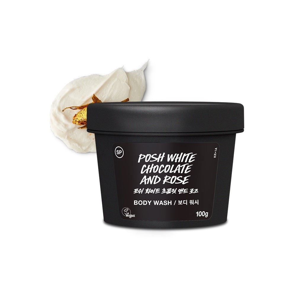 [ラッシュ]ポッシュホワイトチョコレート＆ローズ100g - ボディウォッシュ