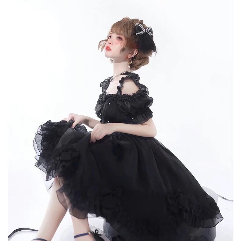 人気No.1 JSKワンピースFSロリータ洋装 スカート仮装 大人 無地 文化祭 復活祭