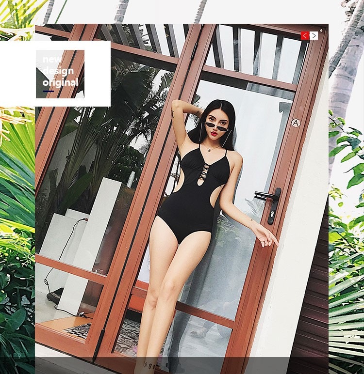 Qoo10 モノキニ 黒水着イベントキャバ 水着水着 レディース服