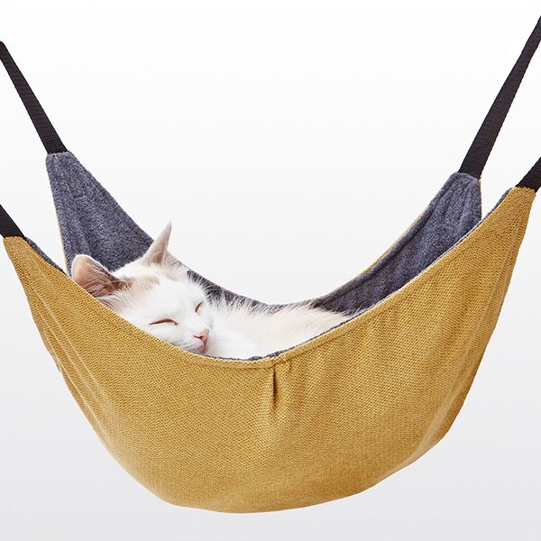 最新人気 包まれにゃんモック イエロー ゆらゆらカラダが包まれてリラック ネコ ねこ 猫 本体 ハンモック 黄 ベッド・マット・寝具