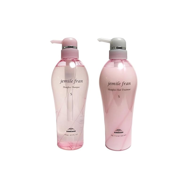ミルボン ジェミールフラン ヒートグロス S シャンプー500ml トリートメント500g セット【jemile fran】