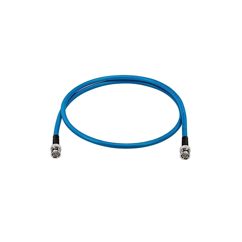 【rfstreet】SDI ケーブル BNC ケーブル 75 オームSDI同軸ケーブル3G/6G/12G ケーブル 1M (Belden 1694A 青色 1本) HD-SDI/3G-SDI/4K/8