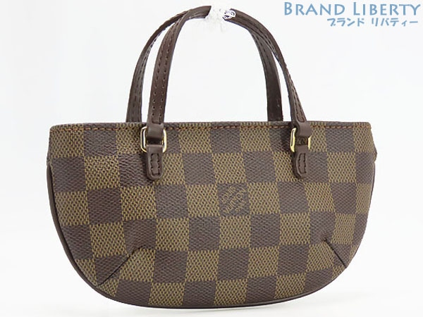 未使用ルイヴィトンダミエマノスクGM付属ポーチミニハンドバッグハンドポーチN51120