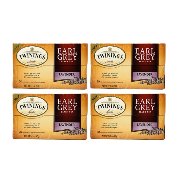 Twinings 4-SET おすすめ メーカー在庫限り品 Earl Grey Black Tea Lavend