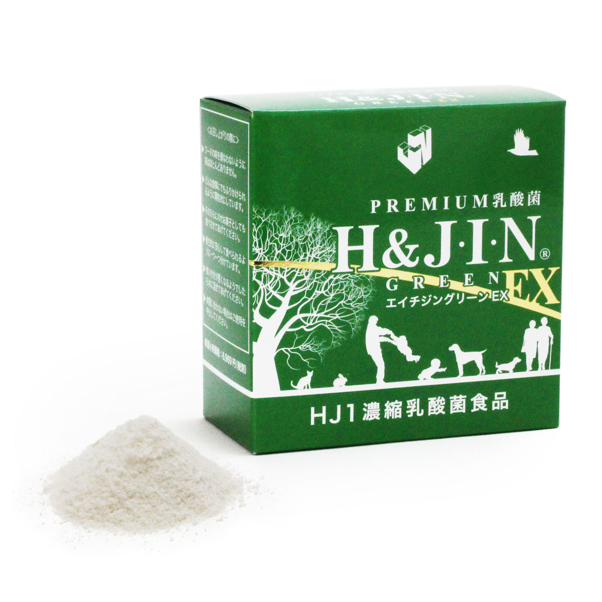 Premium乳酸菌H&JIN グリーンEX 動物用 30包