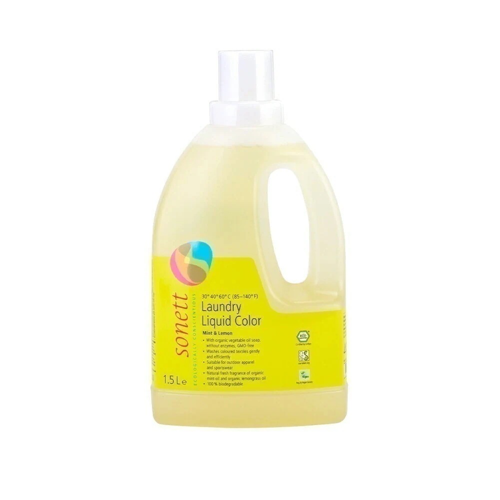 ナチュラルウォッシュリキッド カラー 1.5L 色柄物用 液体洗剤 + 5L 詰め替え 洗濯洗剤