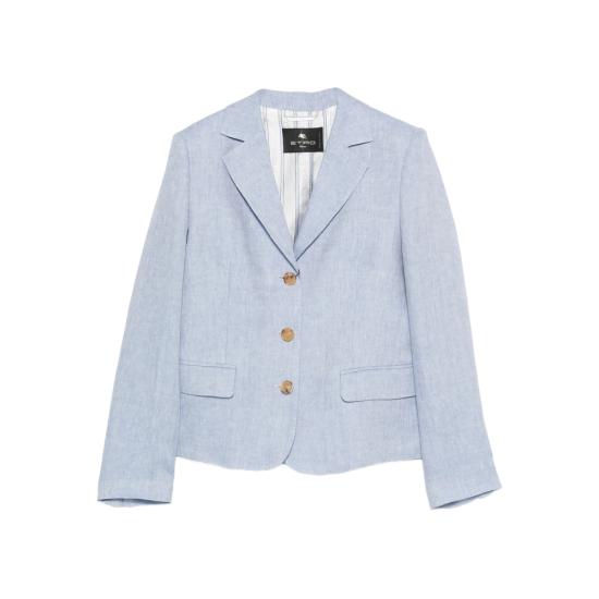 ETRO Women Suit Jackets 99TU3F4 WRCA0114 B0965 BLUE