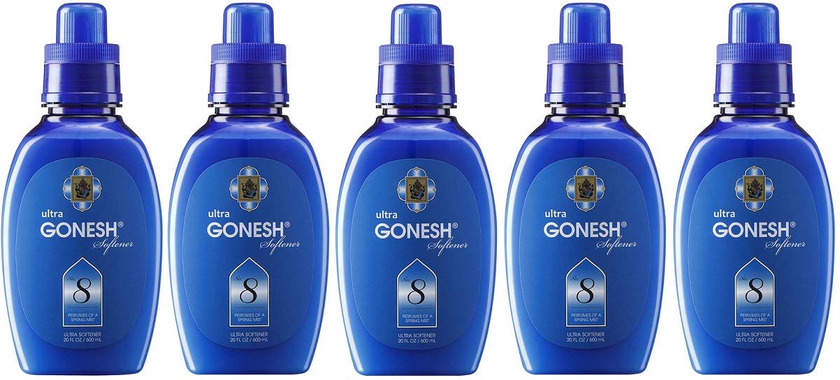 【5個セット】GONESH(ガーネッシュ) 柔軟仕上げ剤 ウルトラソフナー No.8 (フルーツ系の香り) 600ml