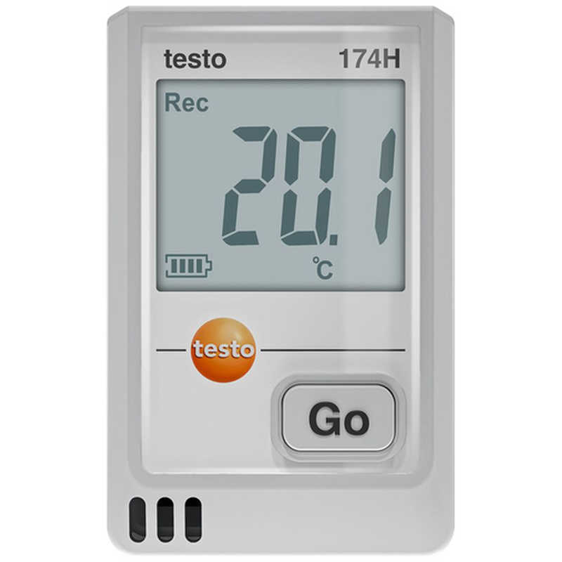 テストー　温湿度データロガー(USB) testo 174H 白　572174101