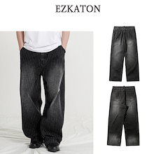 【EZKATON】タッチストライプ デニムパンツ ブラック Qoo10 | 「EZKATON」のブランド検索結果(人気順):EZKATON買う