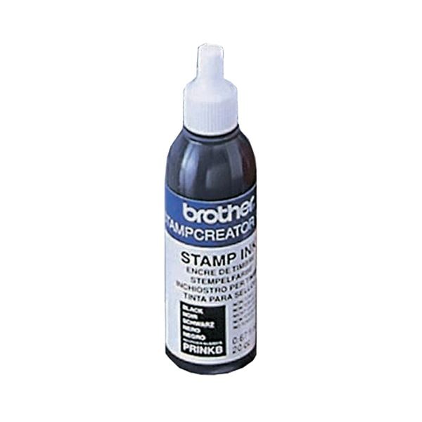 (まとめ) ブラザー BROTHER スタンプ用補充インク 黒 20cc PRINKB 1本 (×10セット)