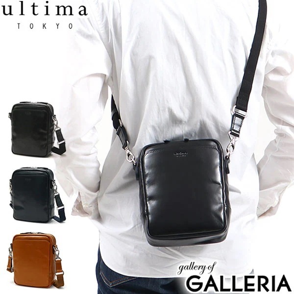 ショルダーバッグ ultima TOKYO バッグ リベロ 革 バッグ ショルダー 2WAY ミニ 斜めがけバッグ 本革 小さめ ショルダーポーチ 小銭入れ メンズ 77684