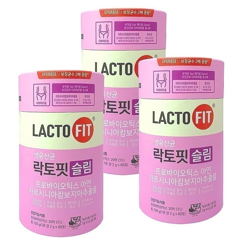【正規品】 [3個] 生乳酸菌 ラクトフィットスリム 60包 x 3個