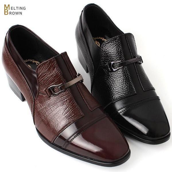 サラリーマンの紳士靴男性用シークレットシューズ d50