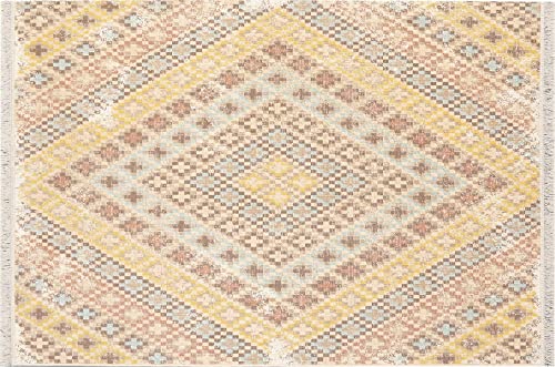 【正規品】 PREVELL (プレーベル) エミル　玄関マット　ウィルトンカーペット 80Ｘ150　04A　casual　キリム調