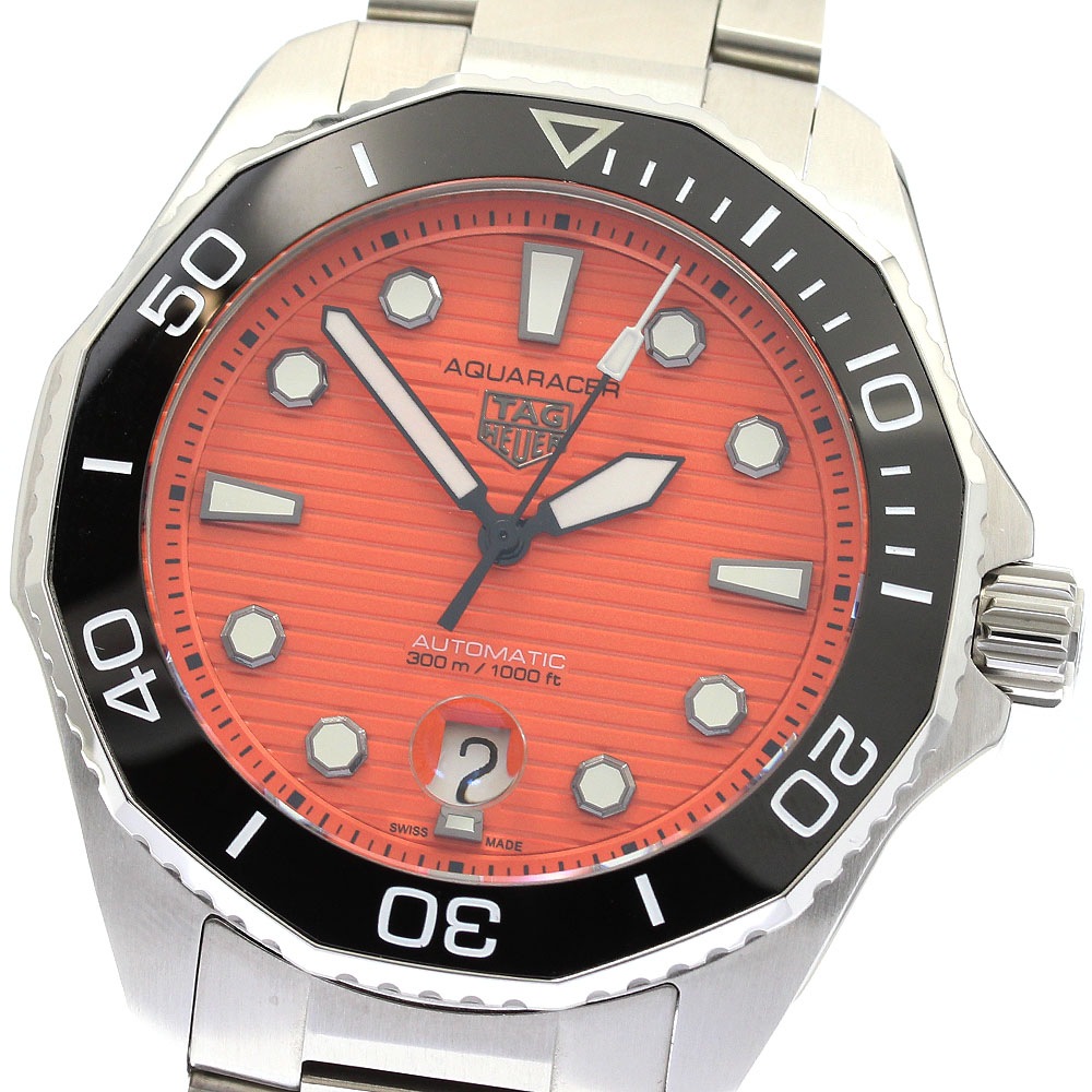 タグホイヤー TAG HEUER WBP201F.BA0632 アクアレーサー プロフェッショナル300 デイト 自動巻き メンズ 美品 箱・保証書付き_891022【中古】