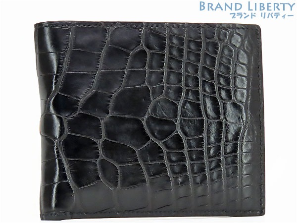 激レア美品エルメスMC2コペルニクスアリゲーターマット二つ折り札入れ財布コンパクト財布クロコダイルブラックD刻印 149,000円