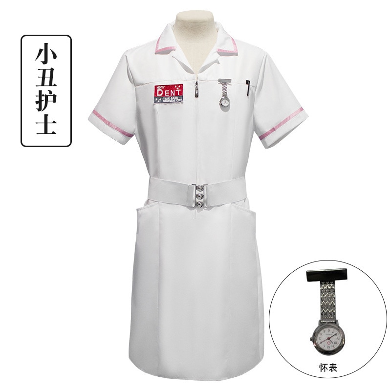 ハロウィンアーガンジョーカーのナース服コスプレでバットマンのハロウィン衣装を演出