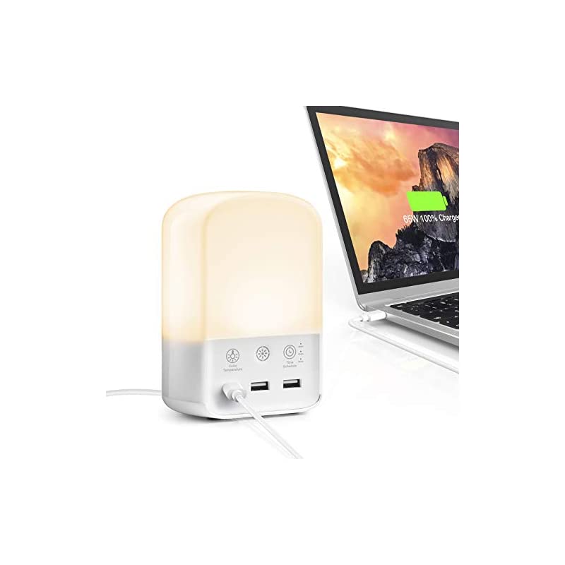 ベッドサイドランプ LYRIDZ テーブルランプ PD65W 急速出力ポート 充電器として使用可 1