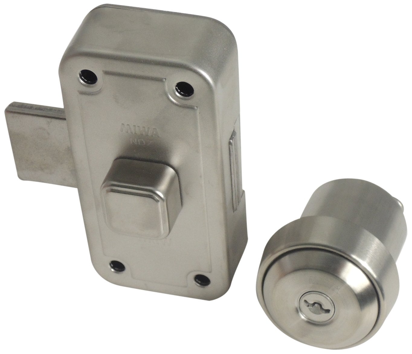 美和ロック(Miwalock) U9 NDZ-1 内部扉用シリンダー錠 扉厚33~~42ミリ NDZ1-E 4~