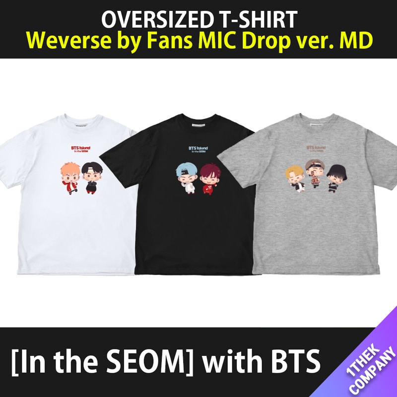 [選択]（OVERSIZED T-SHIRT）[In the SEOM] with BTS x Weverse by Fans MIC Drop ver.