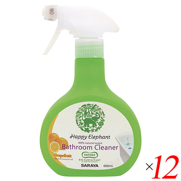 サラヤ ハッピーエレファント バスクリーナー 400ml 12本セット