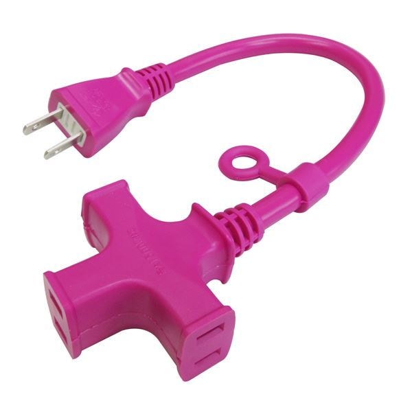 （業務用25個セット） 正和 トライアングルタップ（ピンク） [0.3m] VCTM-03HI