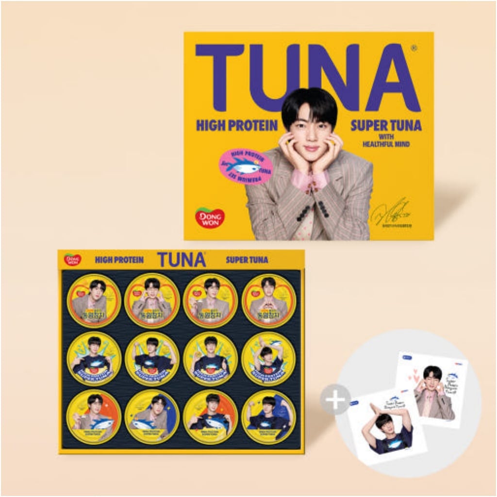 [BTS JIN] JIN Super Tuna / ジン『スーパーツナ』12種 ＋ シール2種セット（ランダム）/135g×12個入り