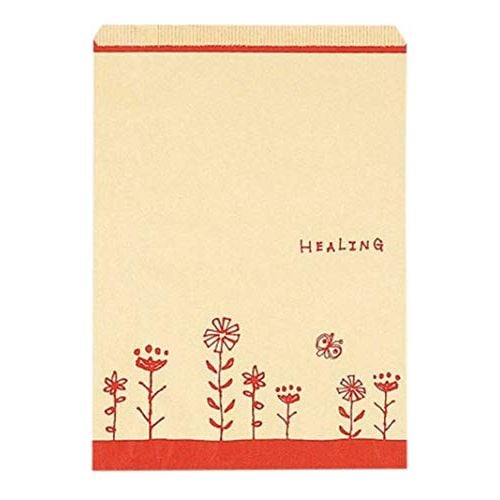 （まとめ買い）シモジマ HEIKO 紙袋 平袋 柄小袋 Rタイプ R-20 ハーブフラワーR 200枚 幅215x高290mm 006527110 [x3セット]