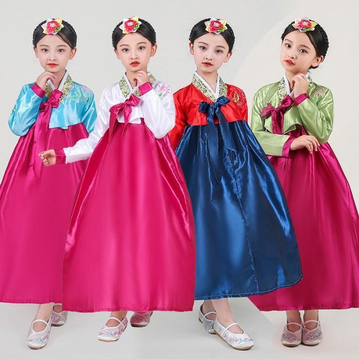 伝統衣装チマチョゴリ韓国ドレス朝鮮族衣装イベントパーティードレスコスプレ子供キッズ女の子かわいい学園際文化際値下げしました