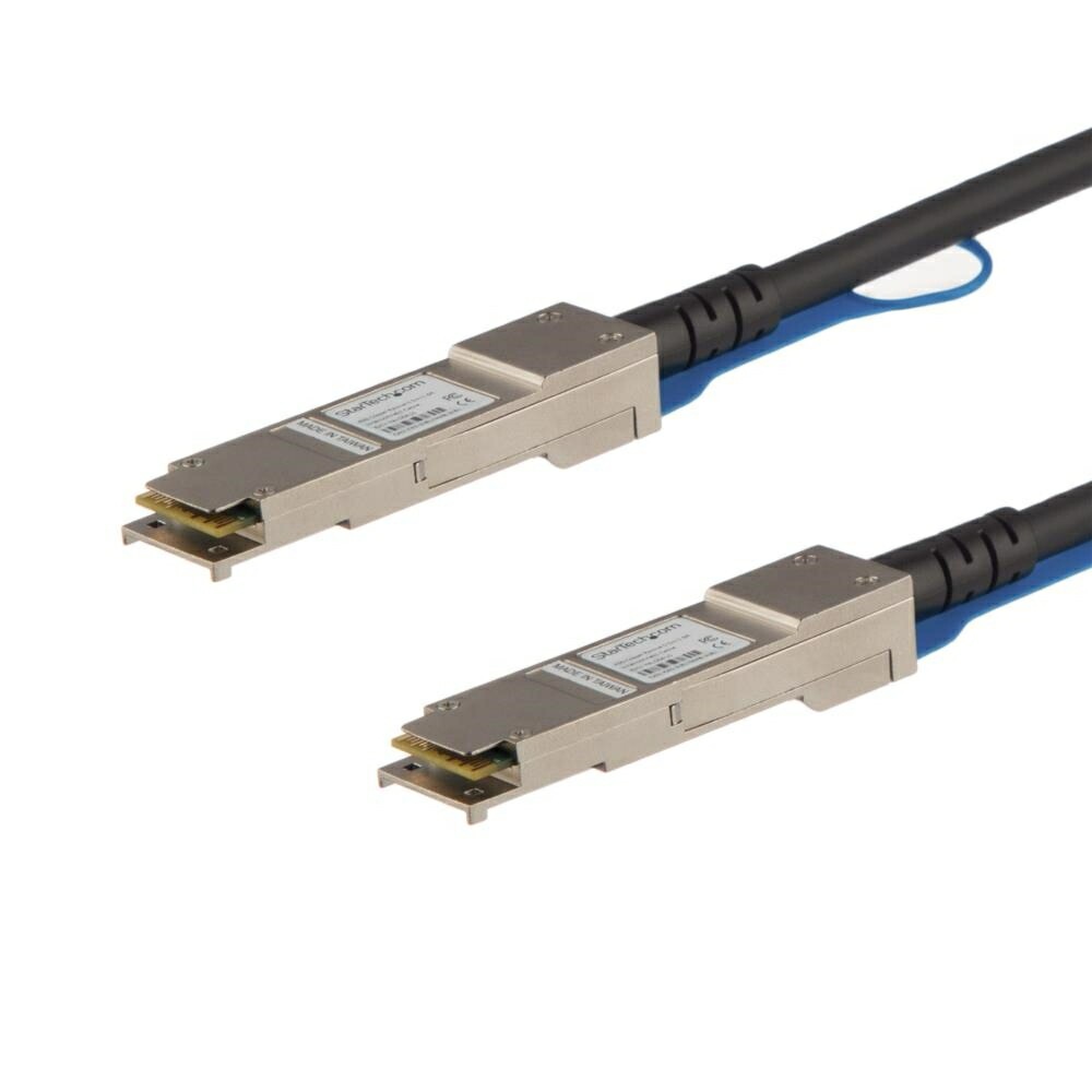 StarTech.com [QSFPH40GCU1M] QSFP+ DAC Twinax ケーブル