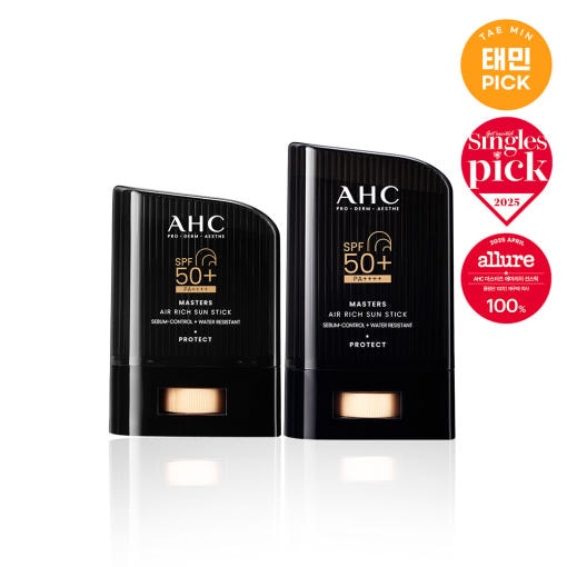 [公式/代理店] AHCマスターズ エアリーチ サンスティック 14g+22g 大容量 サンスティック