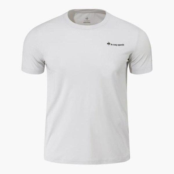 M半袖Tシャツ UQC QQ123ERS32-LGR トリコットエッセンシャル半袖Tシャツ / ライトグレー