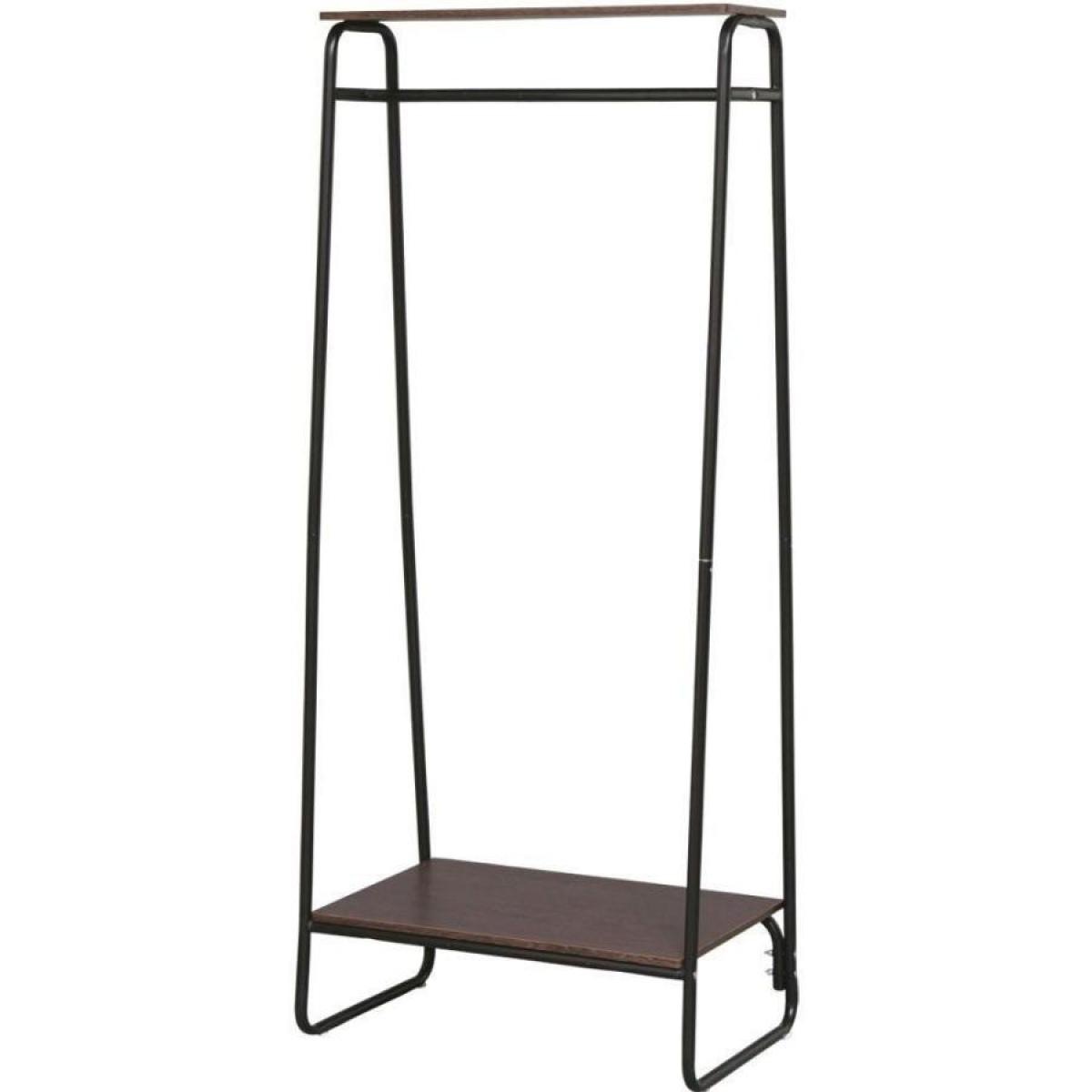 アイリスオーヤマ スタイルハンガー2WAYタイププレミアム ボード2枚付 PI-B2 ブラック 黒 ハンガーラック おしゃれ 収納 棚付き