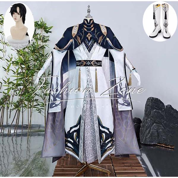 【品質良い 大好評中】迅速な出荷恋と深空 レイ 九黎司命 コスプレ衣装 ウィッグ 靴 cosplay ハロウィン 演出服 変装