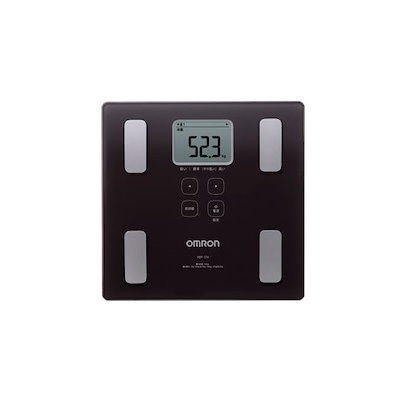 他サイト： オムロン 体重 体組成計 カラダスキャン ブラウン HBF-214-BW 厚さ28mmの薄型設計 大きな文字表示の商品画像