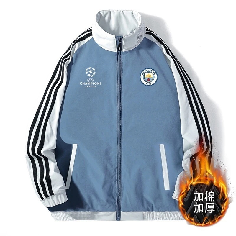 00s マンチェスターシティ ナイロンジャケット 刺繍デザイン サッカー 00s マンチェスターシティ ナイロンジャケット 刺繍デザイン
