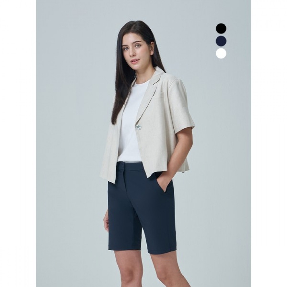 (プーマゴルフ) レディースラウンドエラスティックハーフパンツ 3色チョイス1