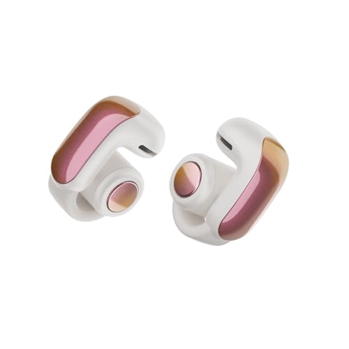 Bose Ultra Open Earbuds LE 空間オーディオ イヤホン オープンイヤー 完全 ワイヤレス Bluetooth接続 マイク付 最大7.5時間再生 防滴 サンセット イリデッセンス