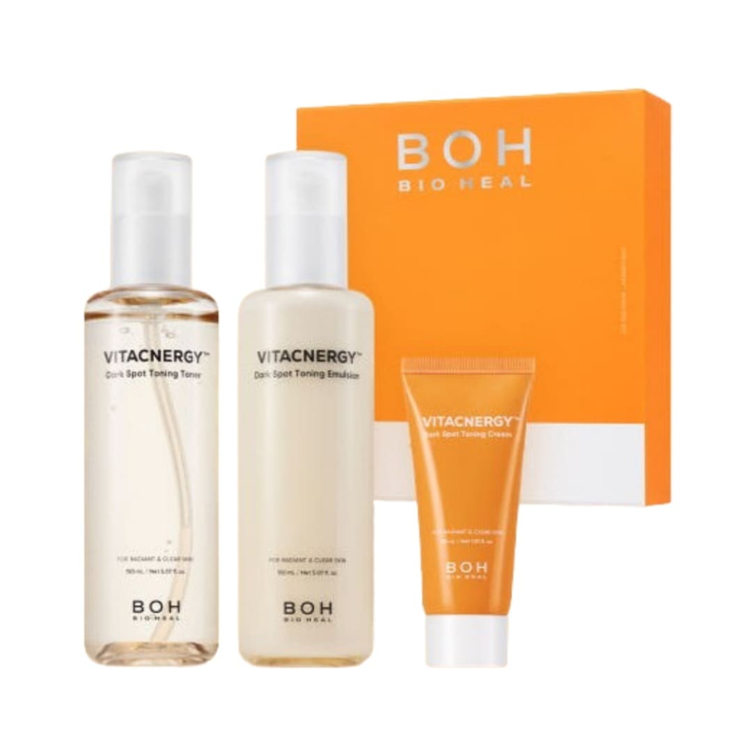 【NEW】ビタシナジー しみジョブ ティー トーニング スキンケア 2点セット (トナー150mL + エマルジョン150mL + クリーム30mL)