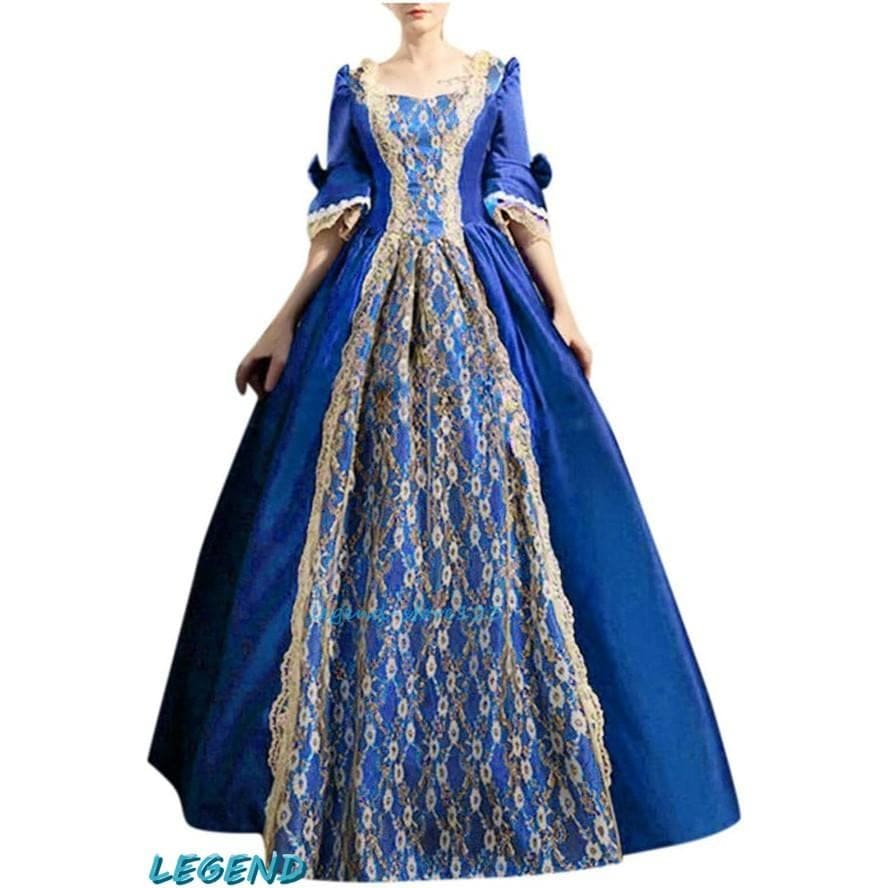新入庫 中世 衣装 ハロウィン コスプレ 大人 レディース 貴族 ドレス ロング レース 中世ヨーロッパ 宮廷衣装 女王様 コスチューム 仮装 服