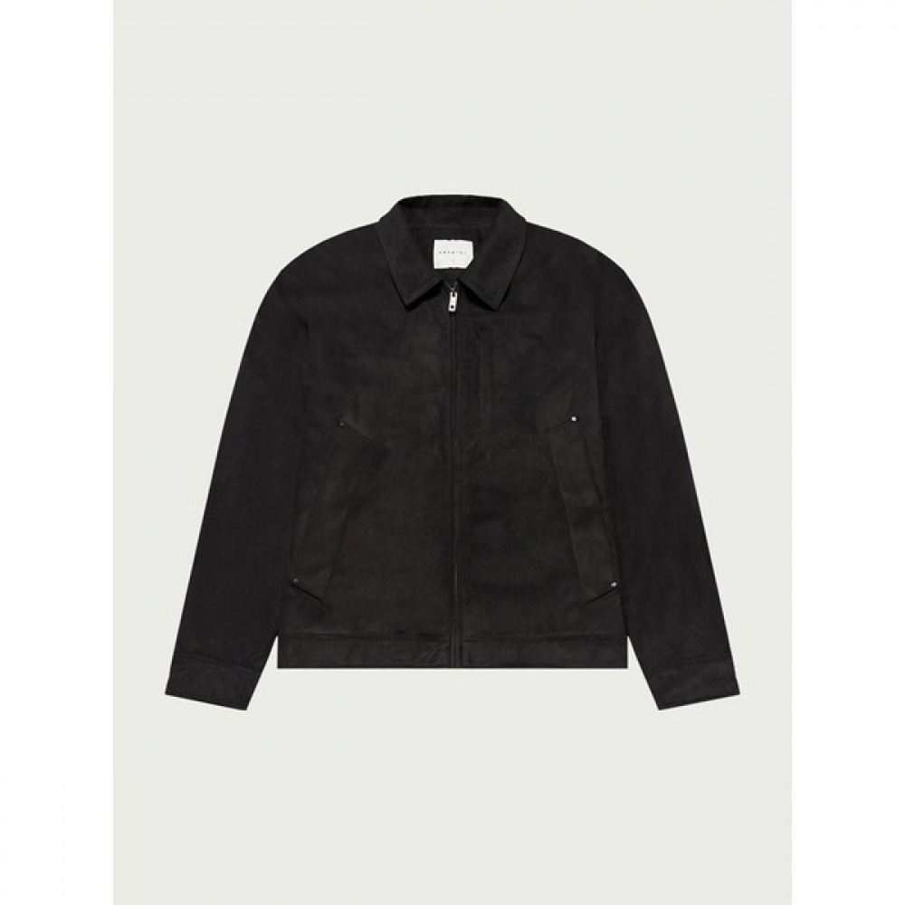 [ハングテン] メンズビーガンスエードビッグポケットジャンパー_100 (10520-010-404-46)