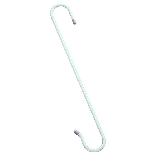 (まとめ) S字フック/洗濯物干し金具 長さ(約):40cm 2本入 大型 小物掛け 積水 24個セット
