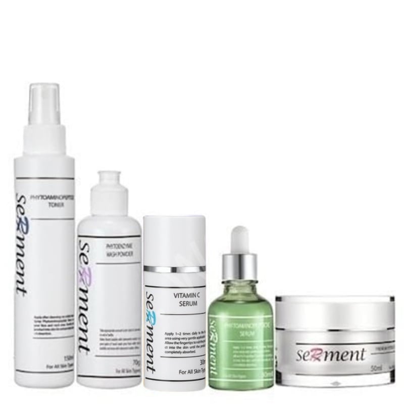 正規品 セルマン5種オリジナル機能性セット(トナー150ml+セラム30ml+クリーム50ml+ビタミンCセラム30ml+ウォッシュパウダー70g)+/関税なし