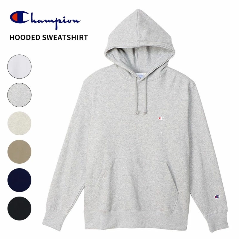 チャンピオン メンズ プリント トレーナー Champion フーデッドスウェットシャツ HOODED SWEATSHIRT ベーシック チャンピオン 裏毛 C3-Y136