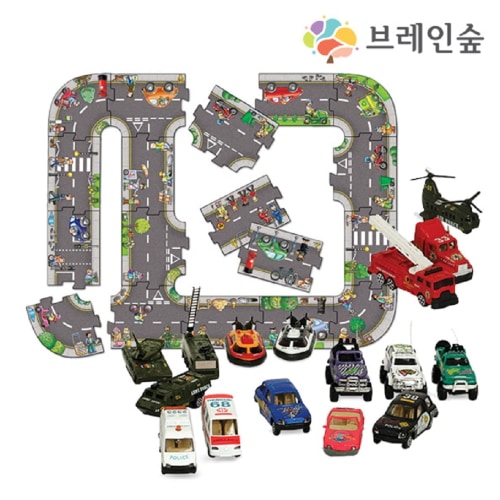 ブレインフォレストエキサイティングミニ自動車17種 ドロパズル幼稚園児童家学校学院教習教区団体創造力